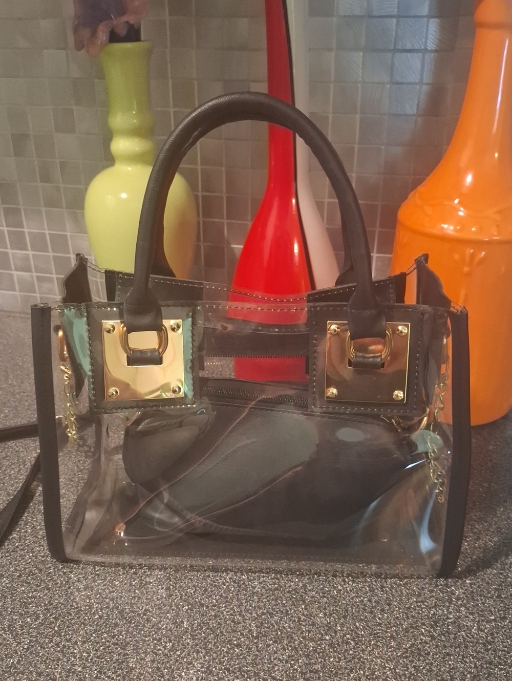 Miu Miu Wallet and Clear Tote Bag - Picture 14 of 16